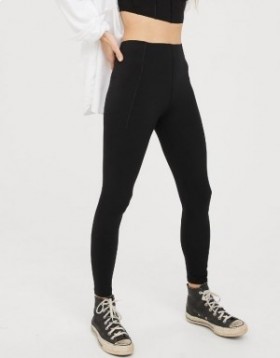 Aerie OFFLINE By Real Me Xtra Hold Up! Pocket Leggings Black