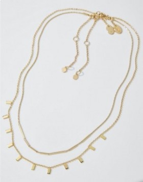 Aerie Colored Tube Bead Pack Jewelry Gold