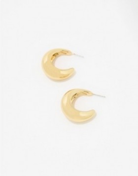 Aerie Chunky Hoop Jewelry Gold
