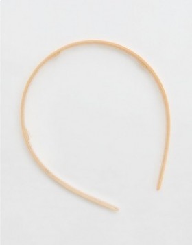 Aerie Glitter Hard Hair Accessory Gold