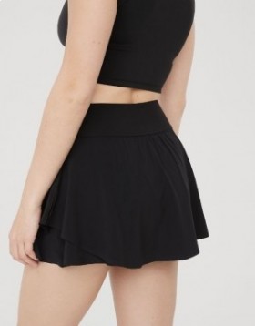 Aerie OFFLINE By Real Me Flowy Skirts Black