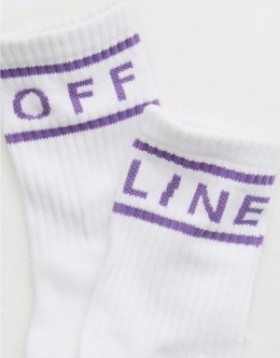 Aerie OFFLINE By Crew Socks Purple