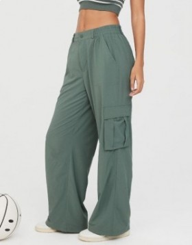 Aerie OFFLINE By Nylon Cargo Pants Royal Blue