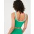 Aerie OFFLINE By Real Me Low Key Longline Sports Bras Green