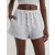 Aerie High Waisted Restart Shorts Grey