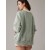 Aerie Big Hug Oversized Notch Neck Sweatshirts Olive Green