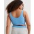 Aerie Superchill Cotton Seamless Scooplette Bras Blue