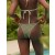 Aerie Eyelet Cheekiest Tie Bikini Bottoms Olive Green