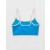 Aerie Wide Rib Scoop Longline Bikini Top Blue