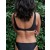 Aerie Voop Plunge Bikini Top Black