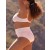 Aerie Banded High Waisted Bikini Bottoms Pink