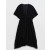 Aerie Gauze Maxi Tie Kimono Dress Black