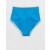 Aerie Wide Rib High Waisted Bikini Bottoms Blue