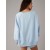 Aerie Big Hug Oversized Notch Neck Sweatshirts Light Blue