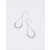 Aerie Square Bead Hoop Jewelry Silver