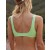 Aerie Crinkle Wide Strap Scoop Bikini Top Green