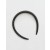 Aerie Faux Leather Hair Accessory Black
