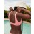 Aerie Crinkle Wide Strap Scoop Bikini Top Pink