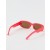 Aerie Mini Dare To Square Sunglasses Red
