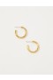  Aerie Demi Fine Chunky Médio Hoop Jóias Ouro