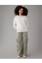  Moletom com capuz grande Aerie Big Hug branco