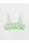  Top de biquíni Aerie Straight Scoop verde