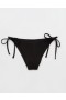  Aerie Crinkle Cheekiest Tie Bikini Bottoms Preto