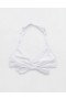  Top de biquíni Aerie Crinkle Halter Voop branco