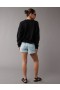  Aerie Whoa So Soft Cardigan curto com botões na frente, preto