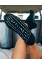  Meias Aerie OFFLINE By Grip Ankle Socks Pretas