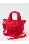  Aerie OFFLINE By Puff Love Mini Bolsas Tote Vermelhas