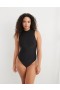 Body Aerie SMOOTHEZ Mock Neck Preto