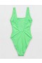  Aerie Astrology Babewatch Maiôs de uma peça Verde