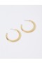  Aerie Flat Hoop Jóias Ouro