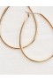  Aerie Teardrop Hoop Jóias Ouro