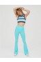  Aerie OFFLINE By Real Me Leggings de cintura alta cruzadas e flare azul
