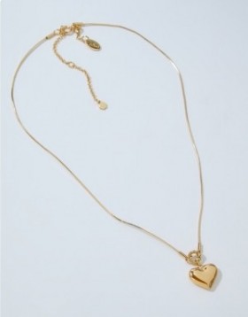  Aerie Gold Coração Jóias Ouro
