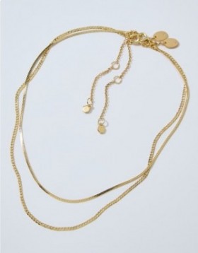  Aerie Chain Pacote com 2 joias douradas