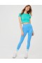  Aerie OFFLINE by The Hugger magas derekú leggings, kék