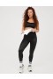 Aerie OFFLINE By Liquid Shine magas derekú leggings, fekete