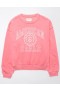  Aerie Funday Graphic Pulóverek Coral