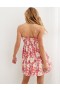  Aerie Love Of Linen Mini Dress Red