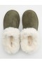  Aerie Fur Scruff papucs olíva zöld