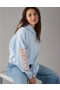  Aerie Nirvana Graphic kapucnis kék