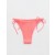  Aerie Crinkle Cheekiest Tie bikini alsó korall narancs