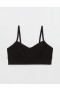 Aerie AS LÍNE Le Spriocanna Iomaireach Corset Spóirt Bras Dubh