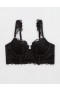  Aerie Show Off Balconette Real Lása Bras Dubh