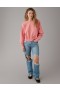  Coral Sweatshirts Twist-back Cropped Aerie