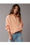  Aerie Quarter-Zip Fleece Sweatshirts Coral