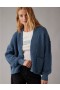 Aerie Slouchy Cardigan Gorm